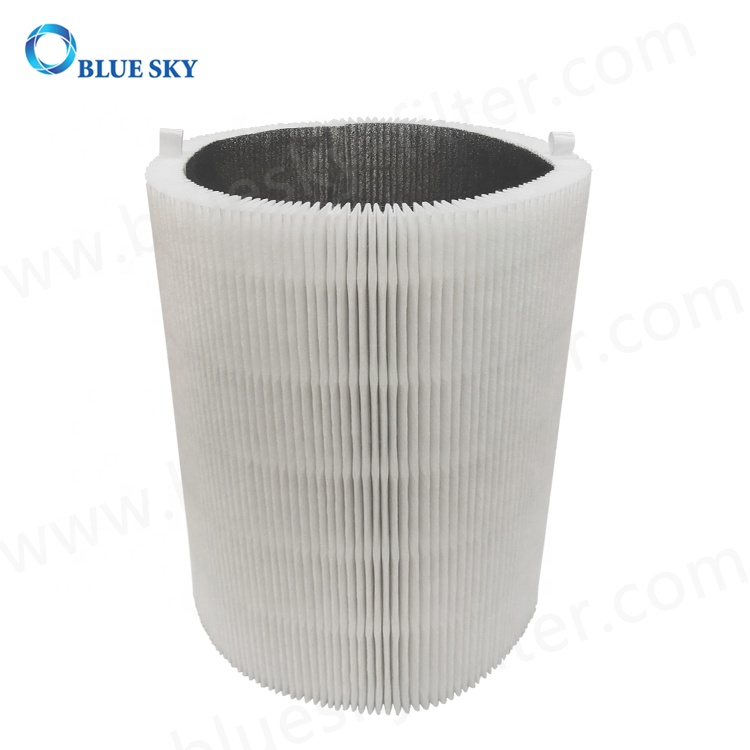 Replacement Collapsible Particle Carbon Filter Compatible with Blueair Blue Pure 411 Air Cleaner Purifier