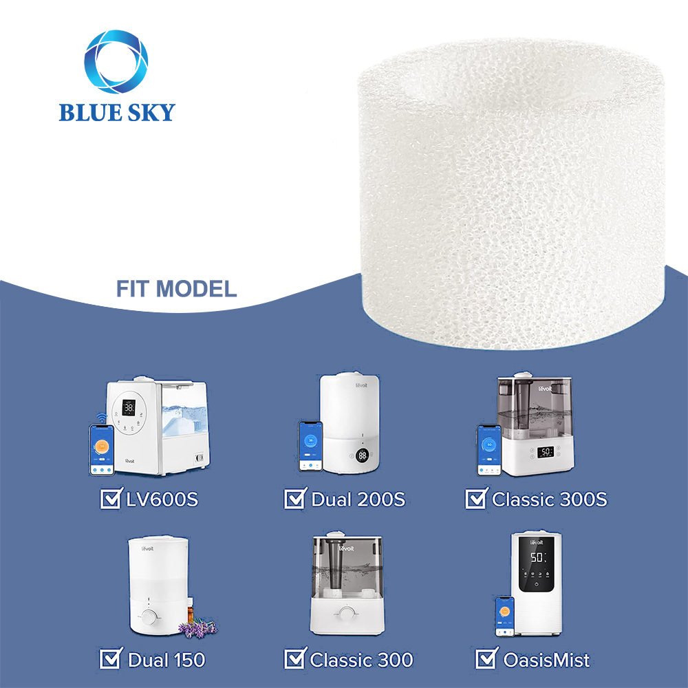 Factory Price Humidifier Filter with Clean Fish Replacement for LEVOIT Dual150 Dual200S Classic300 S LV600S Oasis Mist Model