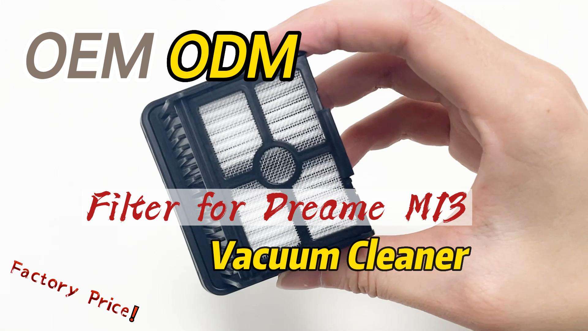 Washable and Reusable Vacuum Cleaner Filter Replacement for Dreame M12 / M12Pro H13 / M13 / T12 / H12Pro Vacuums Accessories