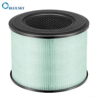 Upgraded 3-in-1 True HEPA Filter Activated Carbon Filter Replacement For PARTU BS-08 Air Purifier