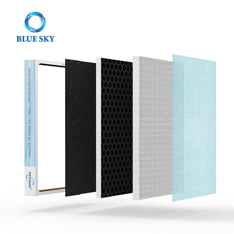 Z380sw Wg605 Bb60 HEPA Filter Replacement Compatible with Sharp Air Purifier KC-W380Sw-w,KC-C150Sw,KC-WE61-N,Kl-BC608-W