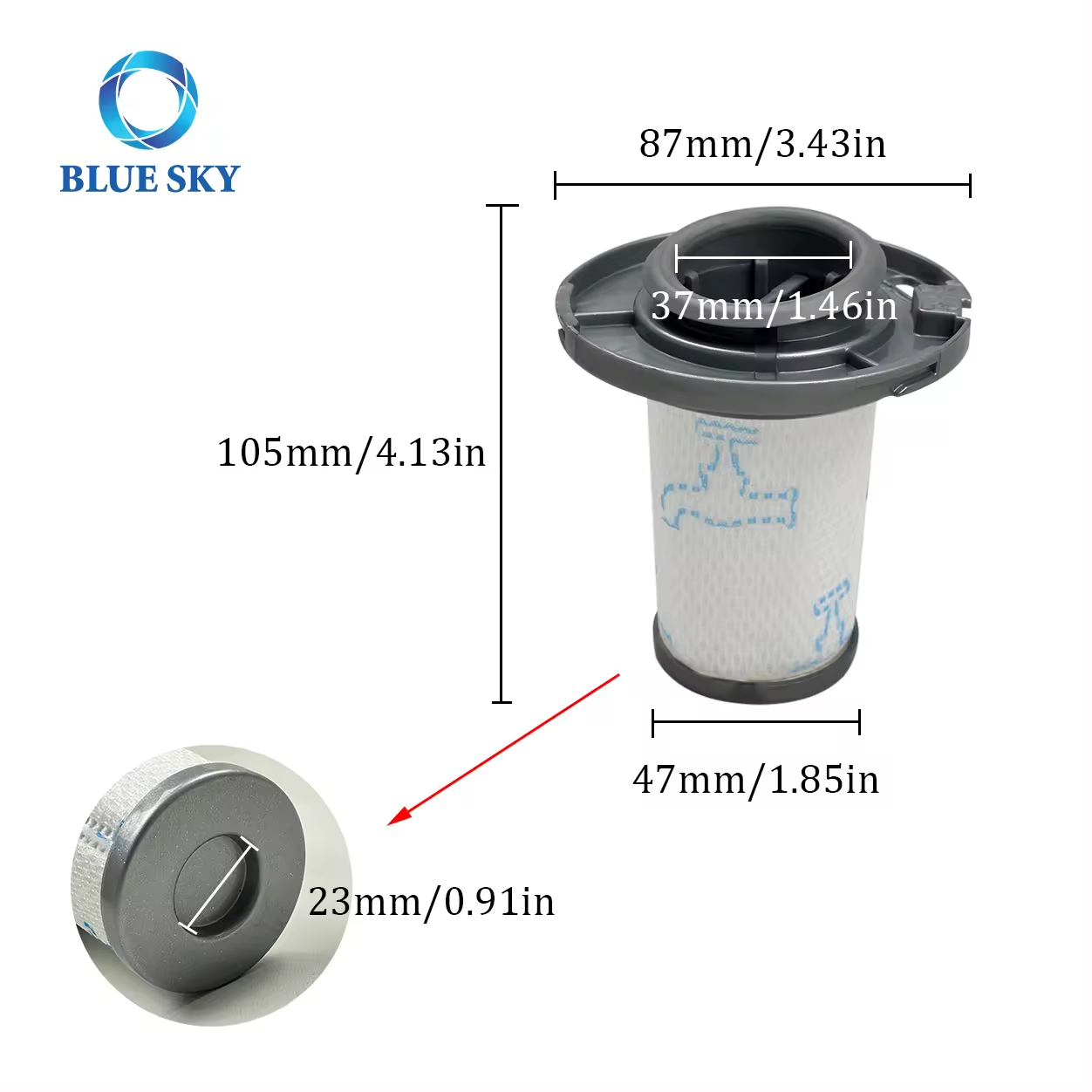 ZR009007 Filter Rowenta X - Force Flex 11.60 Wireless Vacuum Cleaner Accessories Vacuum Cleaner Filter Replacement