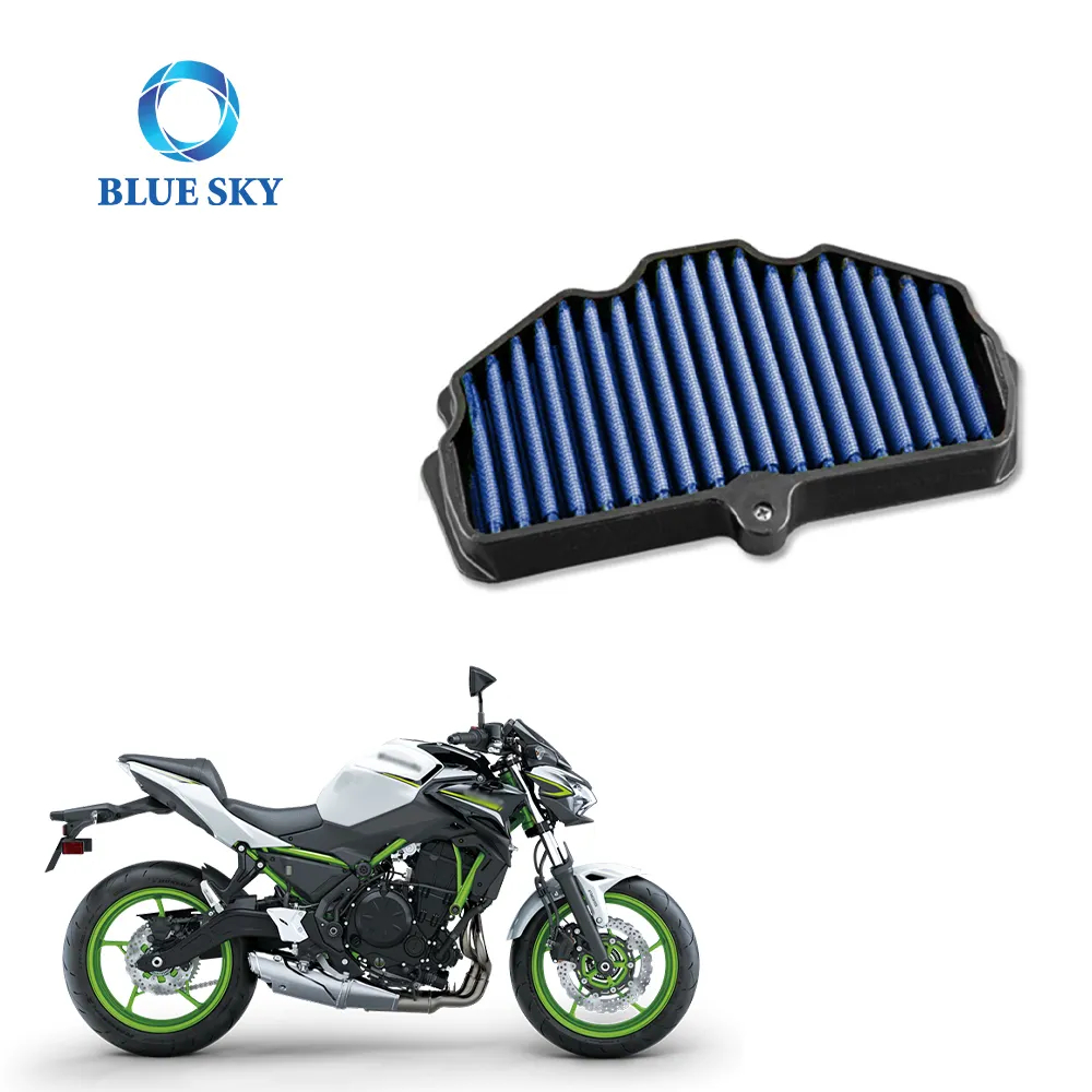 Bluesky High Quality Motorcycle Parts Air Filter for Kawasaki Ninja 650 Z 650 15-21 Kle650 Versys 650 Vulcan 650 S 15-19