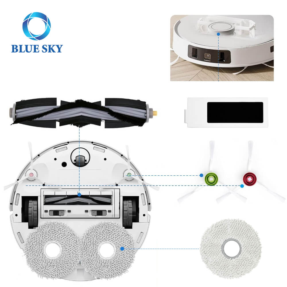 Spare Parts fit for Ecovacs Deebot T20 OMNI T20e OMNI Robot Vacuum Cleaner