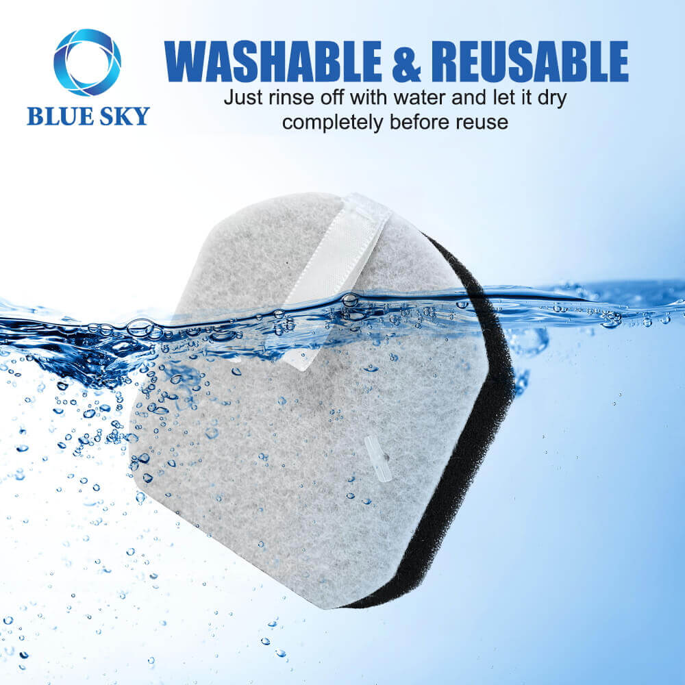 Washable & Reusable Filter for Bissell SpinWave + Vac Cordless 376433764