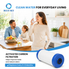 4.5 x 10 inch refillable whole house water filter cartridge compatible with Big Blue housing for sediment carbon and OEM filtration solutions