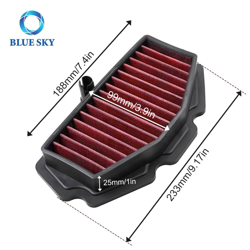 AF094 Motorcycle Air Filter for Kawasaki VERSYS 650 ABS 2015-2019 / EX650 Ninja 650 2017-2020 / EX650 Ninja 650 ABS 2017-2020