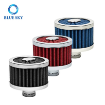 23mm High Flow Car Air Filter Cold Breather Turbo Vent Cleaner Crankcase Vent Cover Mini Breather Filters Motorcycle AIr Filter