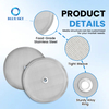 4 inch stainless steel French press replacement filter screen for 1000ml 34oz 8 cup coffee maker reusable coffee filter