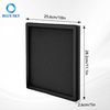 Size of Replacement HEPA Activated Carbon Filter for HEAPETS P358 Air Purifier