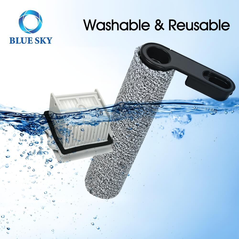 Washable and Reusable Brush Roll and Filter for Roborock FlexiFlexi Pro A20A20Pro Wet Dry Vacuum Cleaner Spare Parts