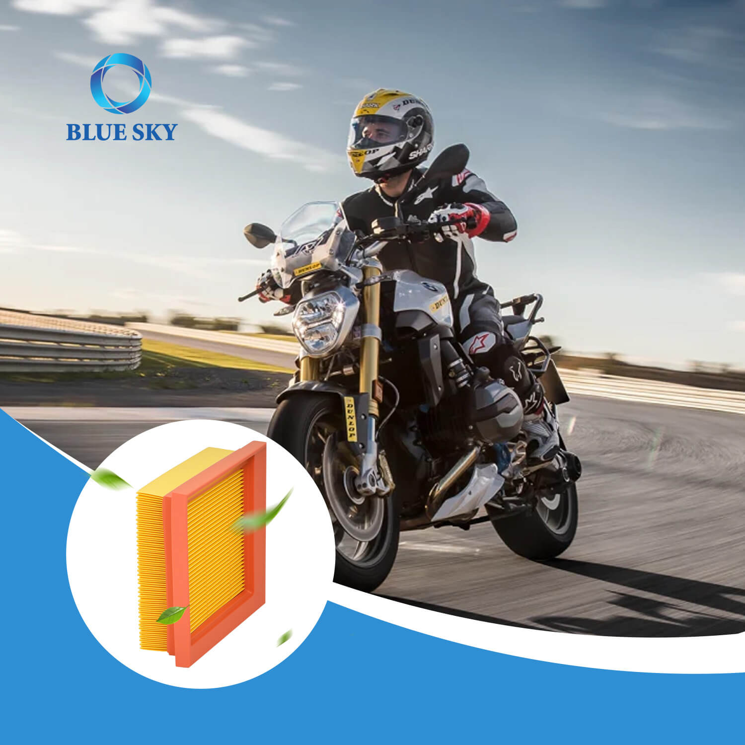 17211-KRE-9000 Motorcycle Air Filter Replacement for Honda NXR125 XR125 XR125L (2003–2010)