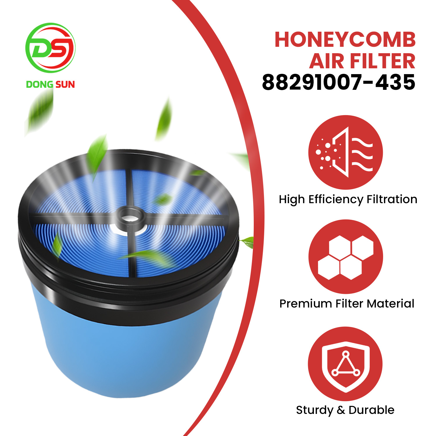 High-efficiency truck air filter replacement 1780-78080 P630752 for heavy-duty engine protection and air cleaning