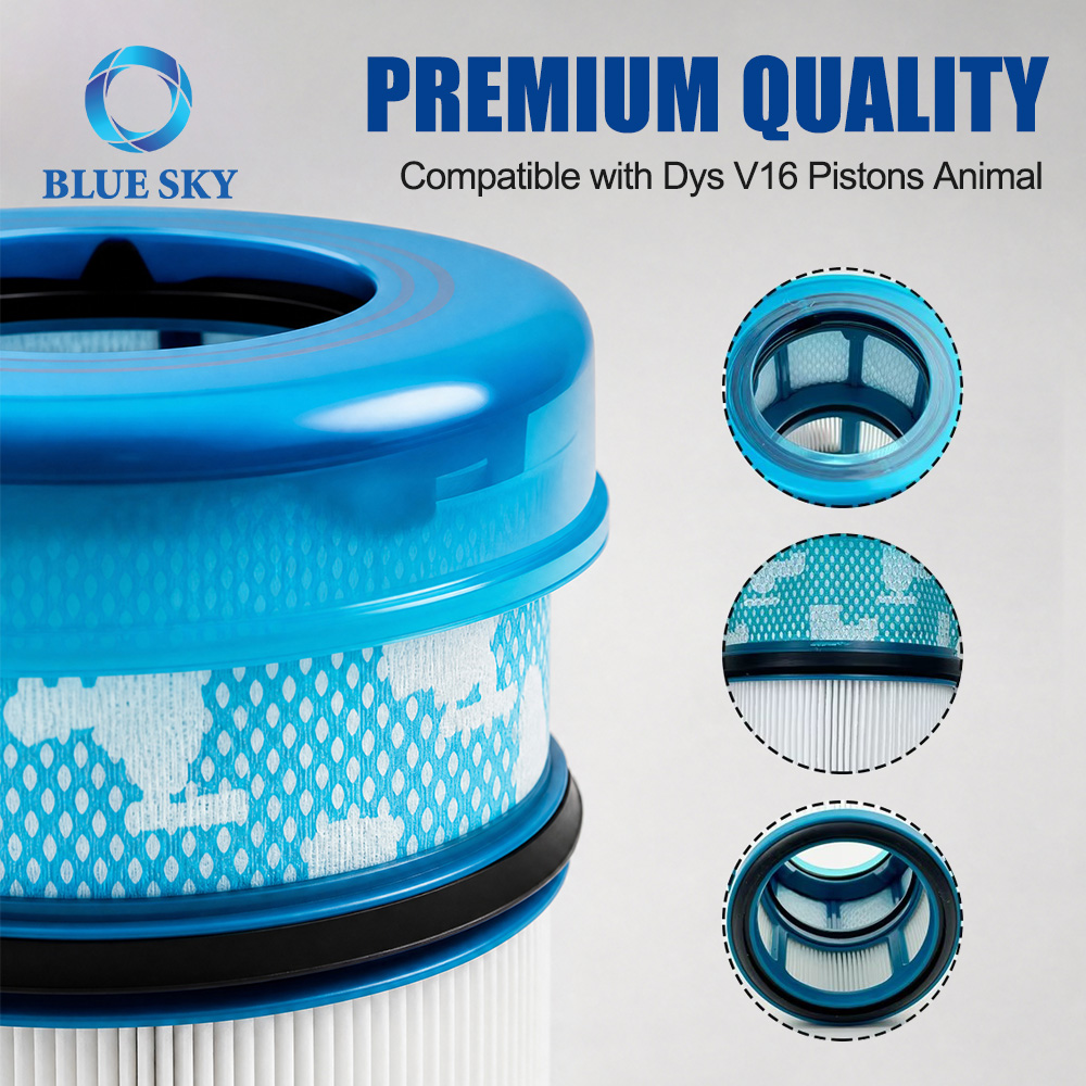 High-efficiency vacuum filter replacement compatible with Dysons V16 Piston Animal SV53 cordless vacuum cleaner