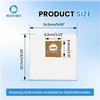 AH vacuum cleaner dust bags compatible with Electroluxs Hoovers Philipss Rowentas replacement parts