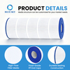 120 sq ft pool filter cartridge fit for C1200 CX1200RE PA120 C-8412 FC-1293 replacement