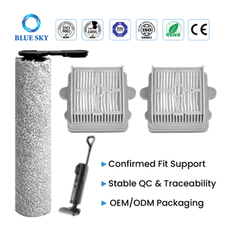 Roller Brush HEPA Filter Replacement Kit Fit for Roborocks A30 A30 Pro F25 F25 ACE Wet Dry Vacuum Cleaner