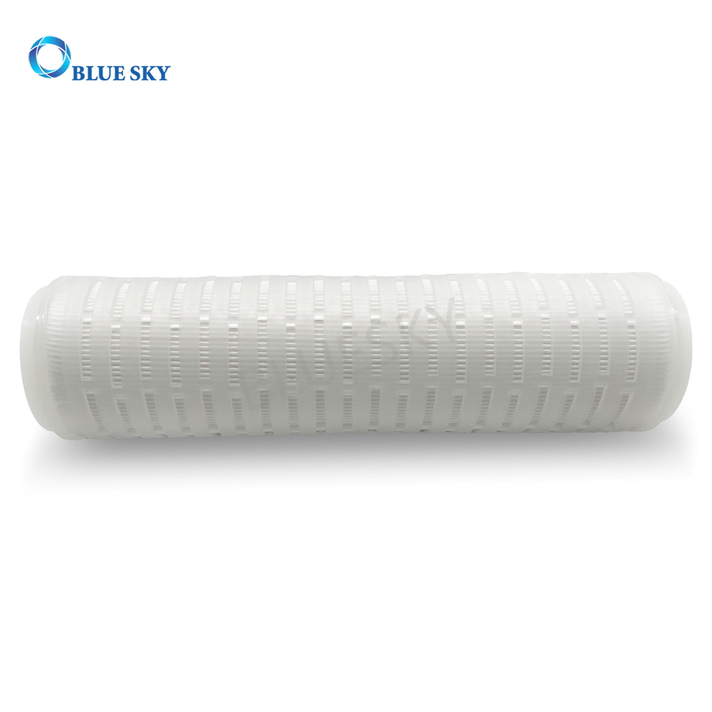 10'' Absolute Rated Polypropylene Pleated Filter Cartridge PP Membrane Filter for Water Filter