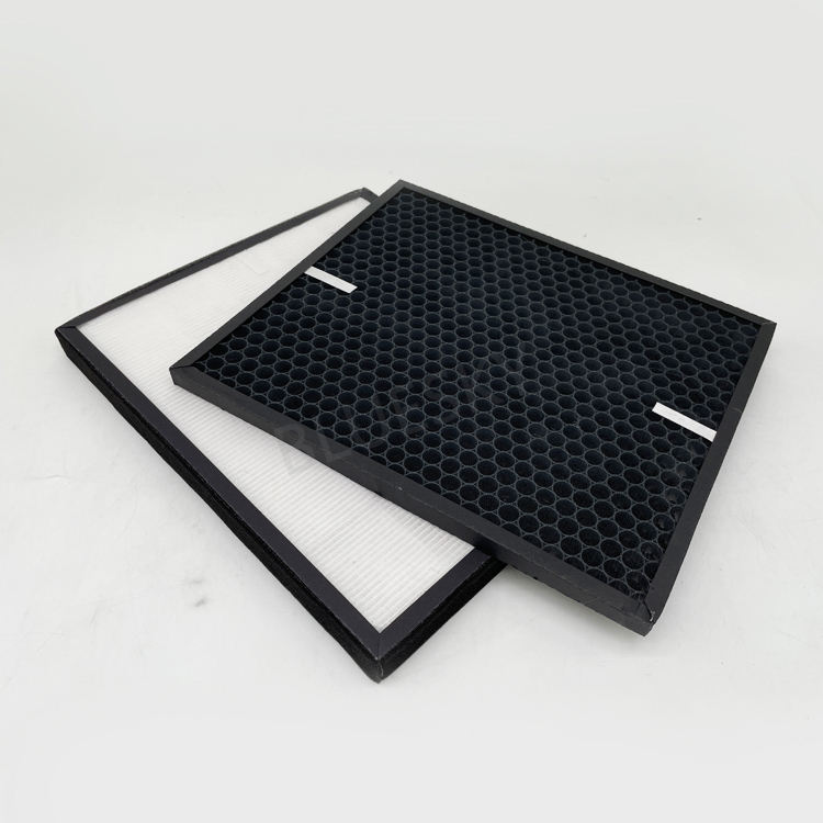 Air Purifier Customized Panel Honeycomb Activated Carbon Filter and HEPA Filter Replacement