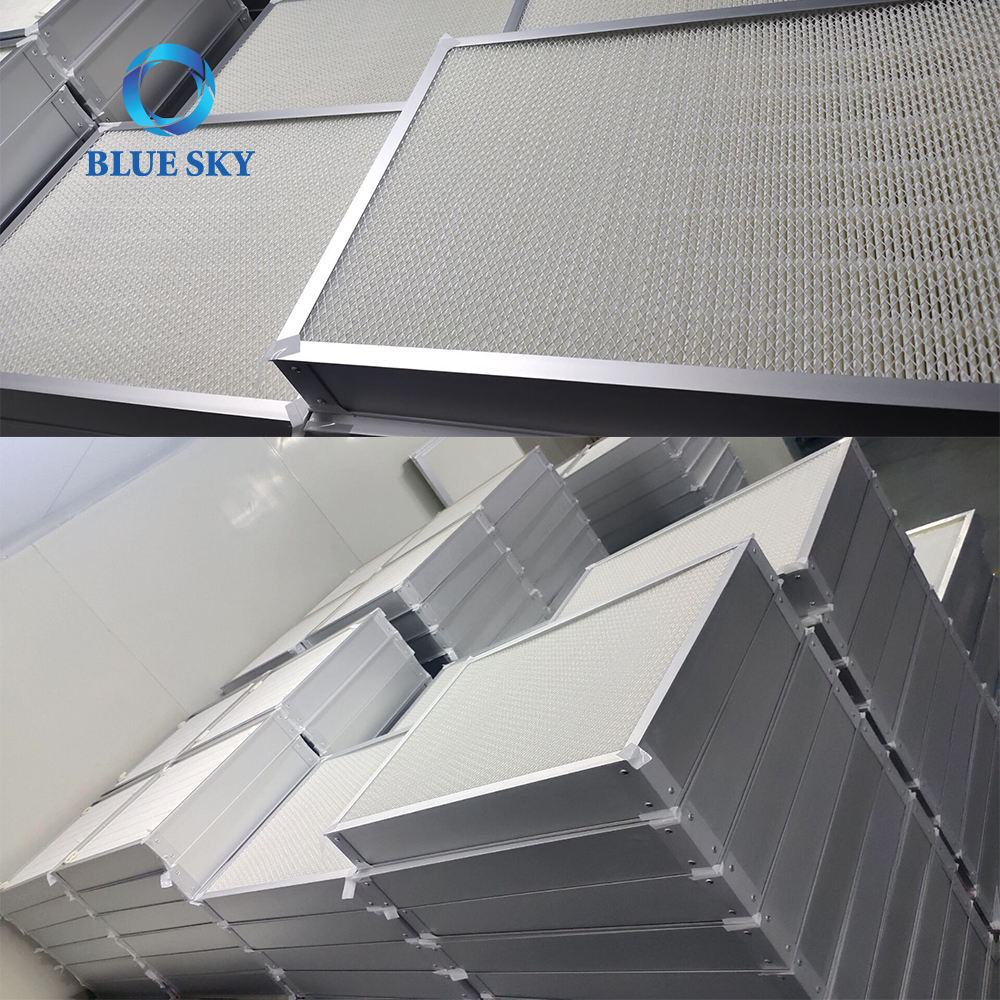 H13 H14 HEPA Filter Factory Price Customized 24x24 Inches Air Conditioning HVAC Air Filter 