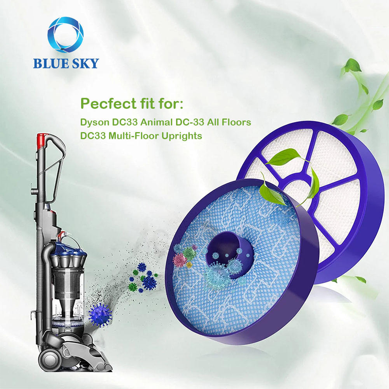 Kit Filtro HEPA Sostitutivo Per Aspirapolvere DC33 – 2 Filtri Post-motore + 2 Filtri Pre-motore, Compatibile Con Modelli Multi Floor, Total Clean, Exclusive