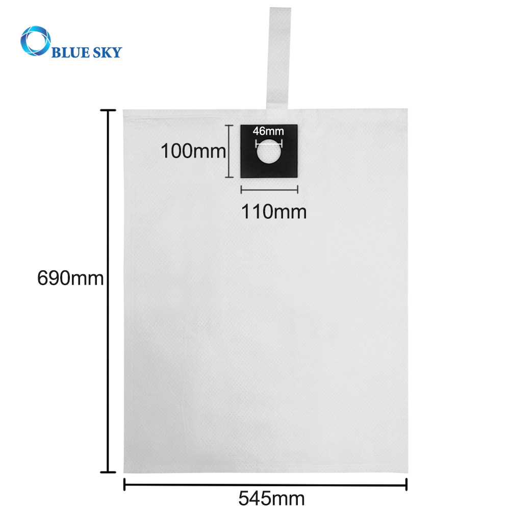 Commercial Dry Dust Filter Bags for Vacuum Cleaners Compatible with Pullman Ermator High Filtration Bag S25 S50 4228007