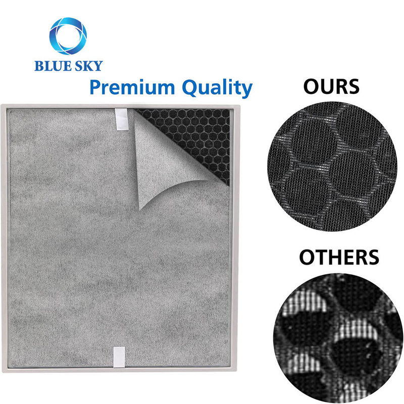 2 Filtri HEPA TURE Compatibili Con Purificatore Shark HE400 HE401 HE402 HE405, + 4 Prefiltri, Sostituzione Kit