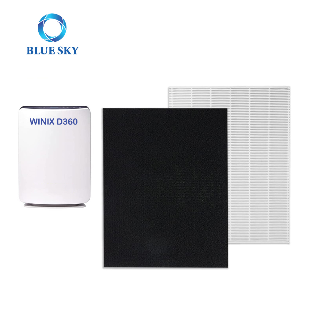 D360 H13 Filters & Carbon Pre Filter Replacement Filter for Winix D360 Air Purifier Parts D3 1712-0101-02