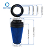 thumbnail image 2 of Autopartsprousa Blue Cold Air Intake Kit With Heat Shield For 99-06 Chevy/GMC V8 4.8L, 5.3L, 6.0L 2 of 5