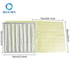 Medium Efficiency Pocket Filter F8 F9 Fiberglass 590*590*740mm HVAC Filter Bag