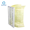 F5 F6 F7 F8 F9 Customize 593*285*635mm Medium Efficiency HVAC Pocket Filter Bag