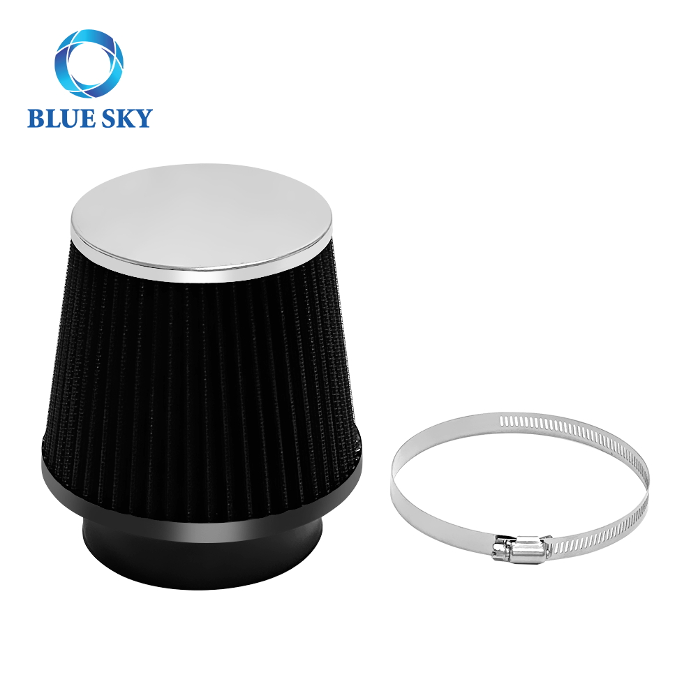 4 Clamp-on Automobile Air Filter Aluminum Cap Car Air Intake Filter