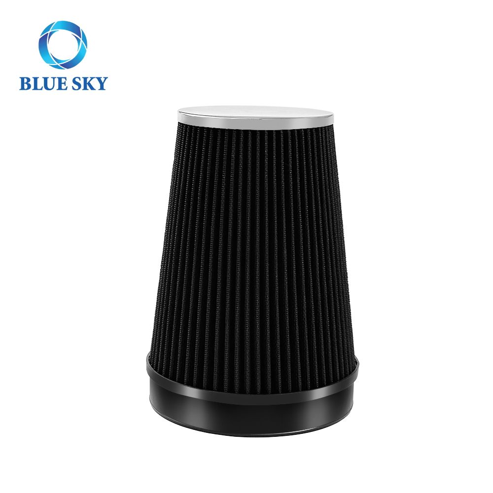 150mm Aluminum High Flow Air Intake Filter Customized Stainless Steel Racing Car Air Intake Filter