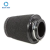 70mm 80mm 90mm Rubber Foam Intake Cone Air Filter with Clamps