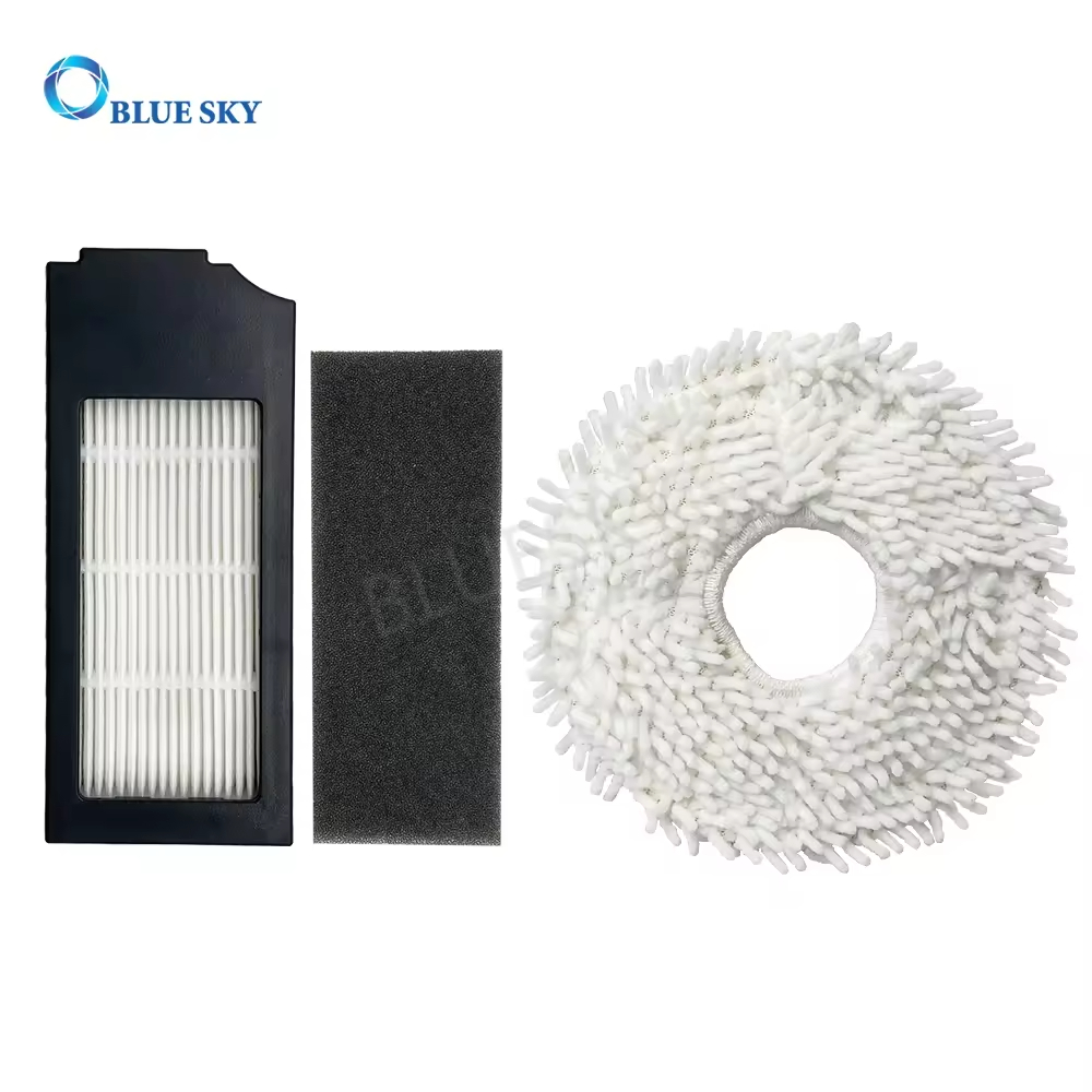 Hepa Filter Fiber Mop Pad Compatible with Ecovacs Deebot X1 Turbo X1 Robotic Vacuum Cleaner Parts