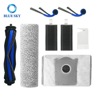Replacement Parts Kit for Ecovacs Deebot T80 Omni – Main Brush Roller, Side Brushes, Filter & Dust Bags