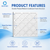 Factory Price 12X20X1 14X14X1 20X20X1 Merv 8 11 13 14 16 F6 F7 Cardboard Frame Pleated AC Furnace Air Filter for HVAC Systems