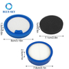 Size of ASKW5 Filter Set Performance Kit Replacement Compatible with AEG Series 7000 Cordless Vacuum Cleaner