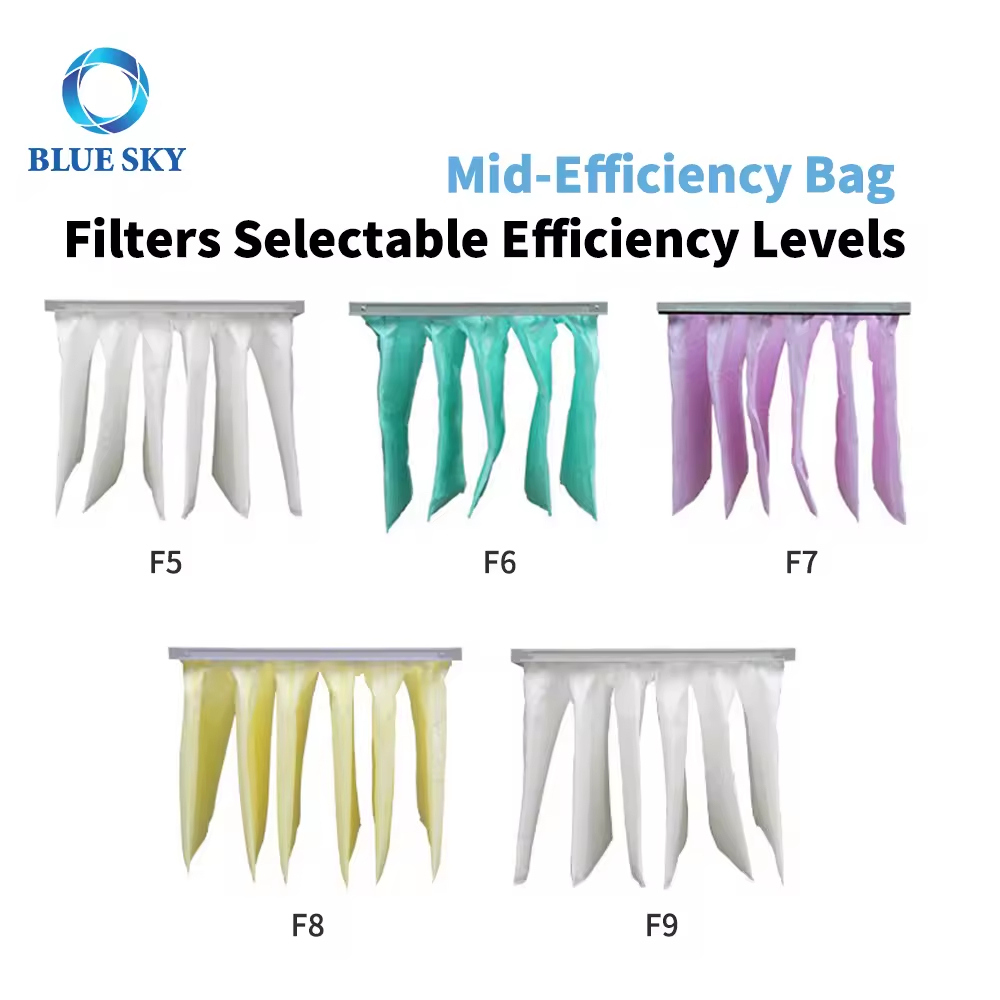 Pocket Filter Different Filtration Levels
