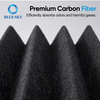 Aluminum frame pleated activated carbon panel air filter for HVAC ventilation odor control with custom size OEM ODM supply