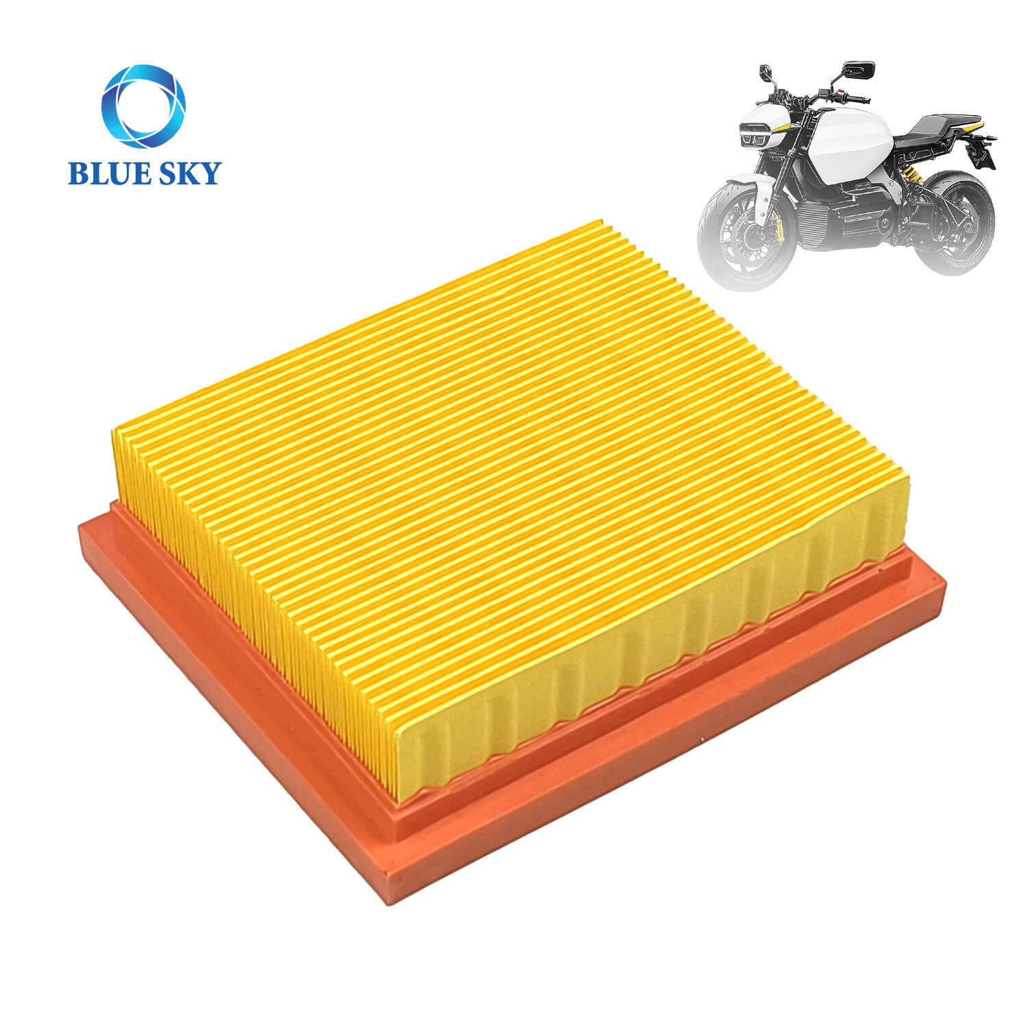 Motorcycle Engine Air Filter Cleaner Air Intake Filter for Hondas NXR125 XR125 XR125L 2003-2010 NXR XR 125cc 17211-KRE-9000