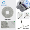 Side Brush and Mop Cloth for Xiaomi Mijia M30S D103CN Robot Vacuum Cleaner Parts