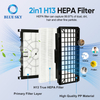 HEPA exhaust and motor protection filter kit compatible with Siemenss Q5.0 and Q8.0 vacuums including VSQ5 models