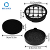 Product Size of HEPA Filter Replacement Compatible with Philips Cordless Vacuum VC7000 & VC8000 Series