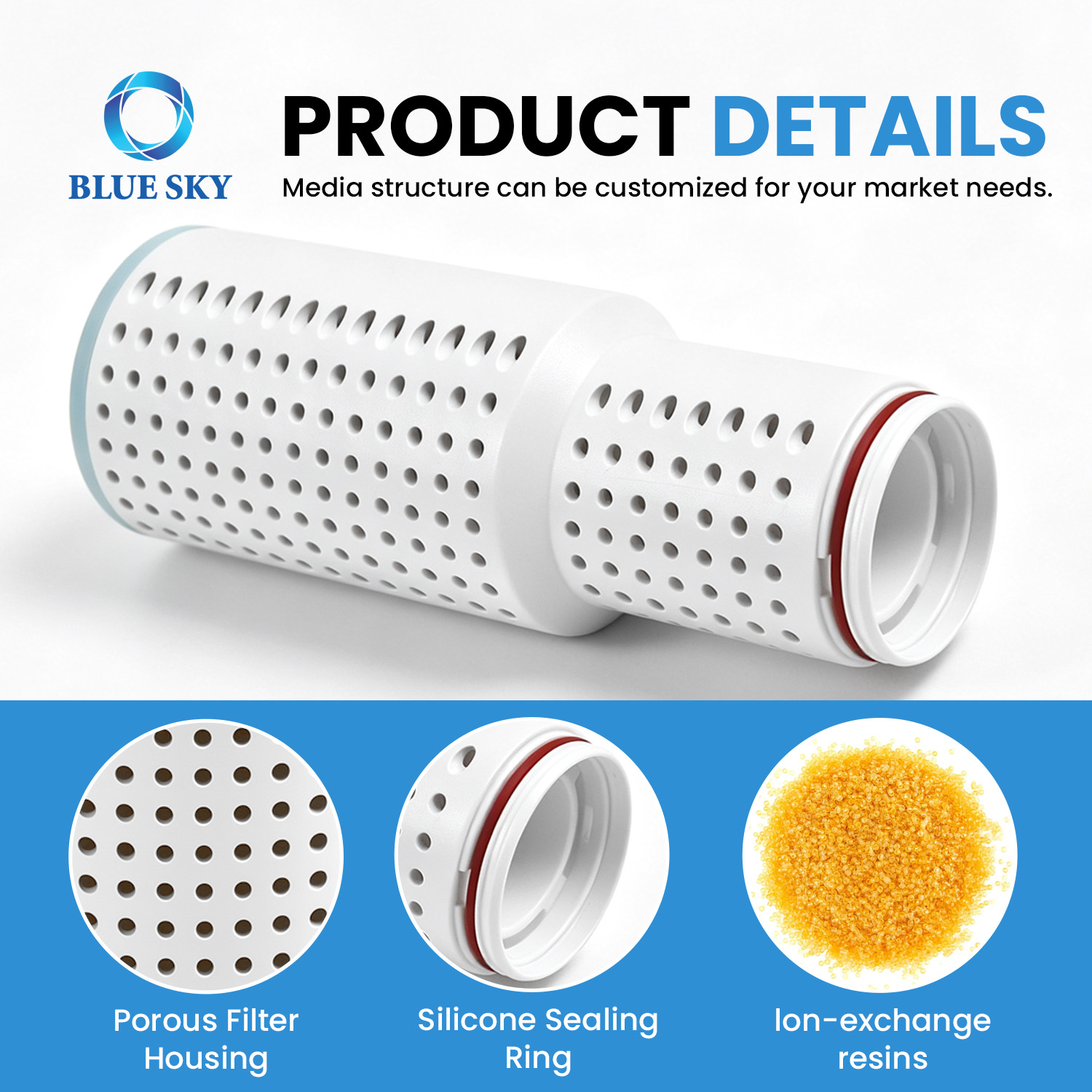 Humidifier demineralization cartridge replacement compatible with Dreos HM306 HM311 HM524 HM409S