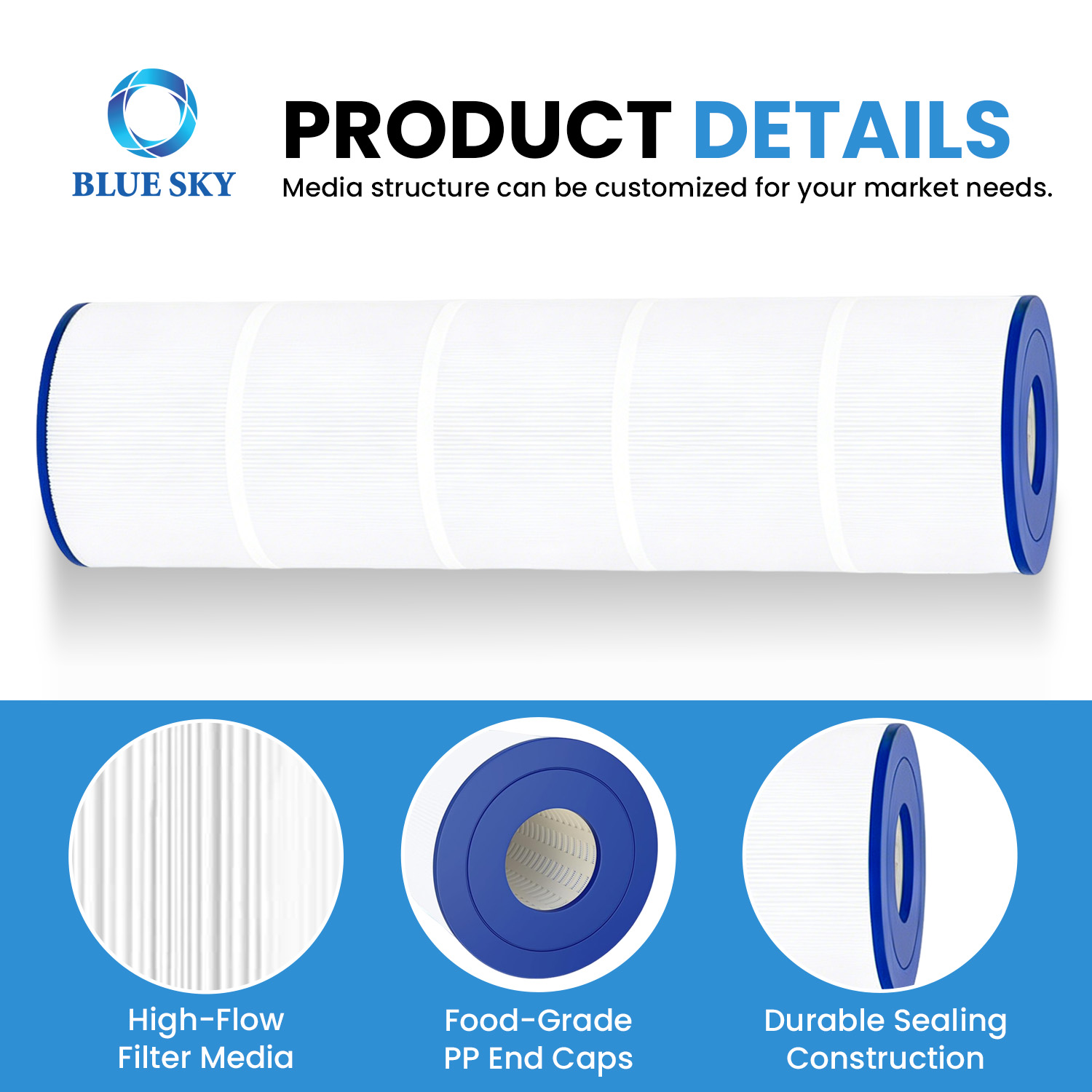 CCP420 pool filter cartridge set fit for Pentairs Clean & Clear Plus 420 R173576 PCC105 FC-1977 replacement