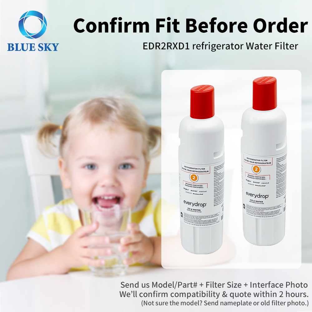 W10413645A refrigerator water filter replacement compatible with Whirlpool EDR2RXD1 WHR2RXD1 P9KB2L 46-9082