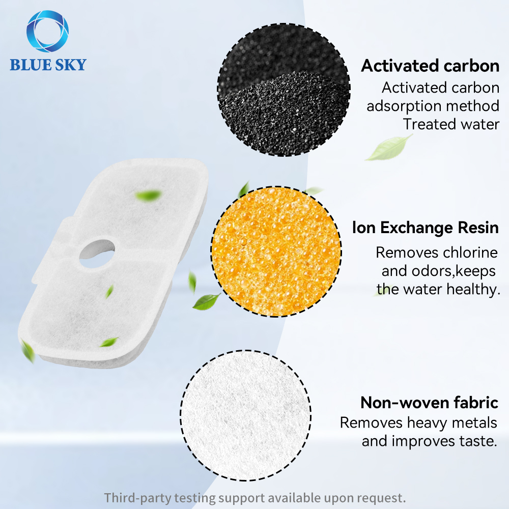 cat water fountain replacement filter compatible with dockstream plwf series