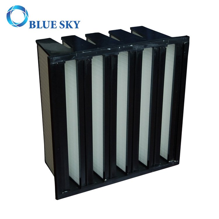 Compact Rigid Filter for Heating Ventilation and Air Conditioning