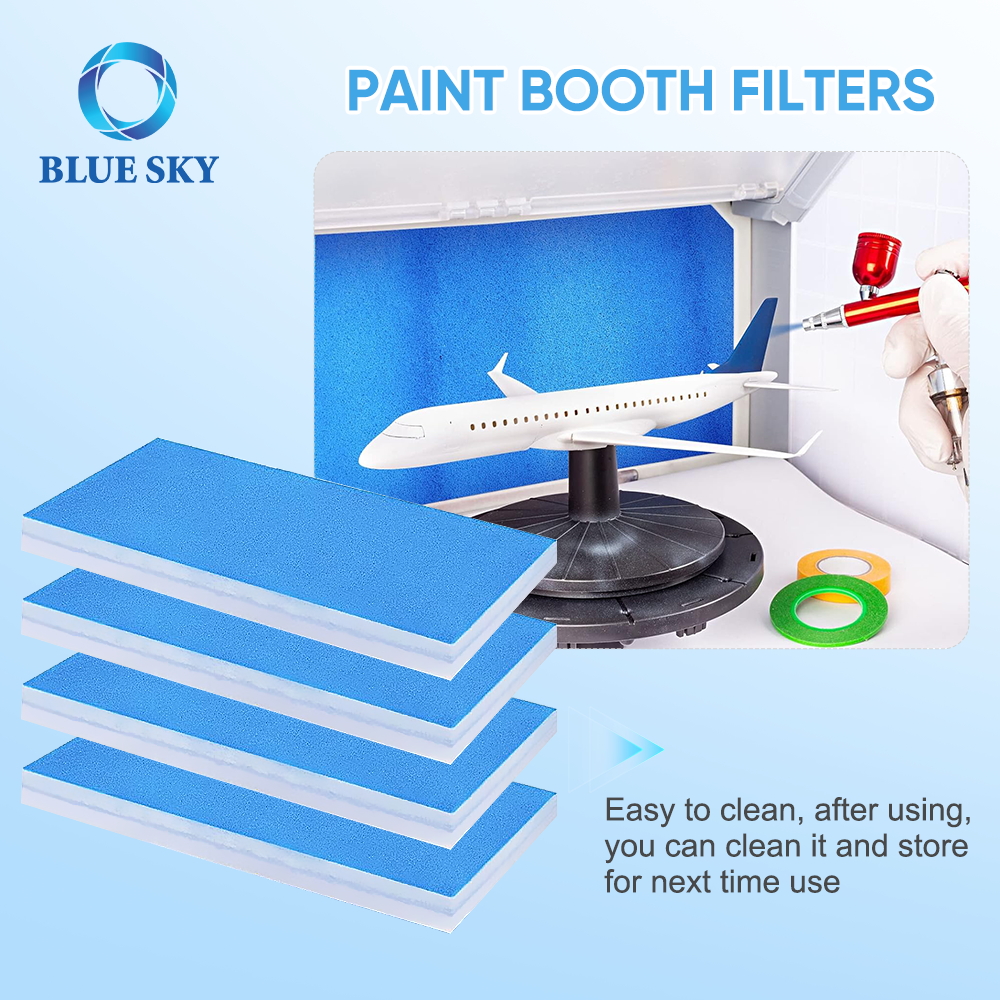 Exhaust Fan Filter Spray Air Filter for Airbrush Booth Spray Booth